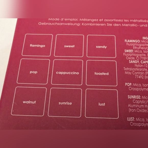 Ciate London Cranberry 9 Piece Eyeshadow Palette 0.38 Oz - Picture 9 of 11